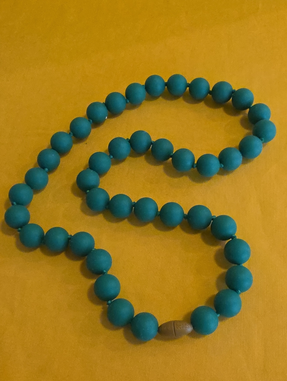 Emerald Green Silicone Infant Teething Necklace By Chew Beads ▪︎ Never Used 📿
